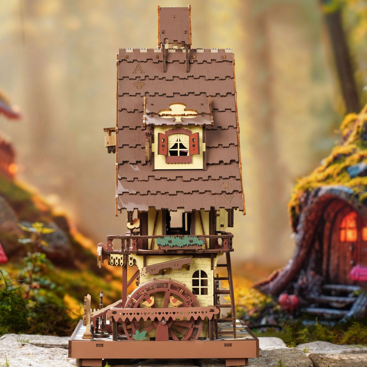 Rokr Cuckoo Clock Diy 3D Puzzle Kit