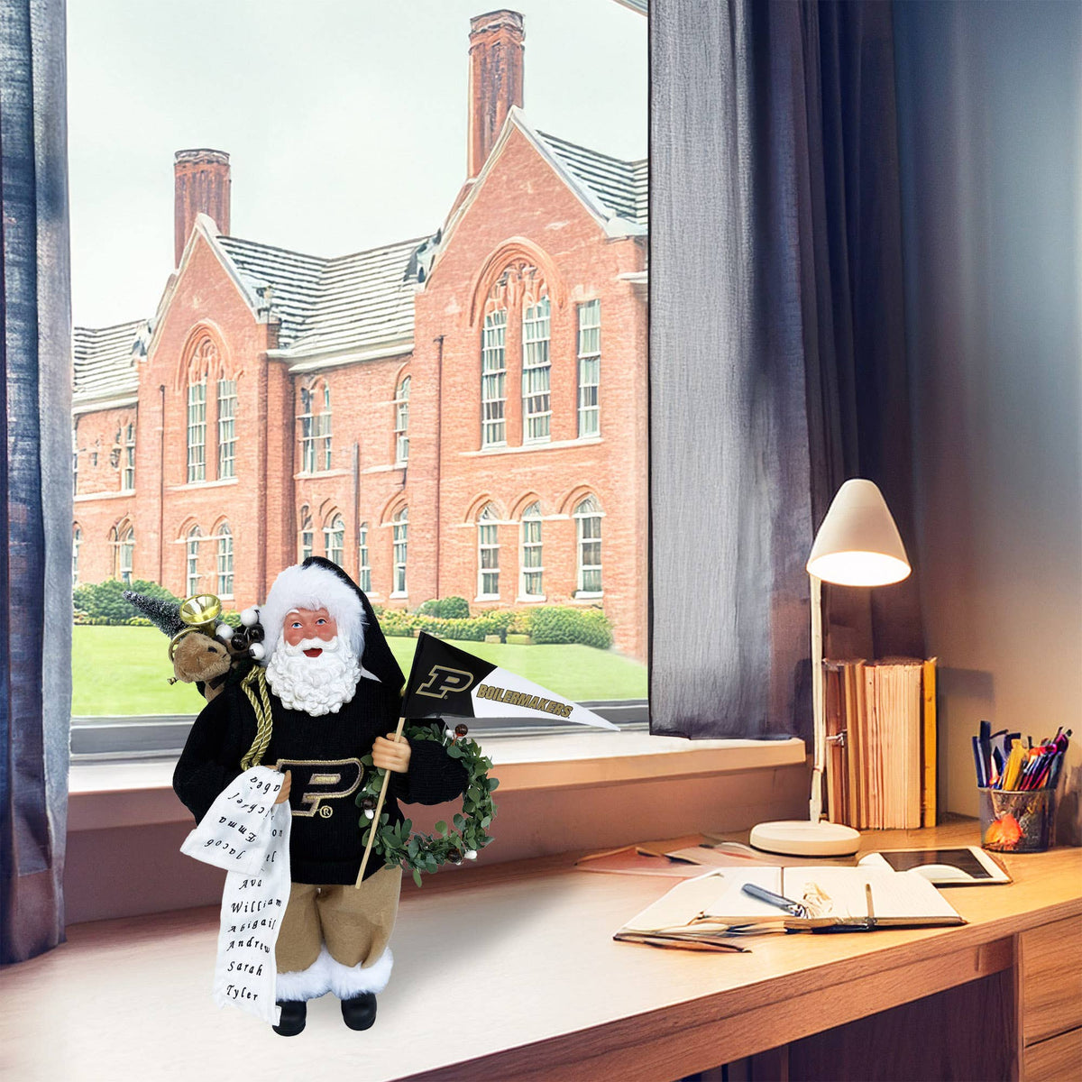 12" Purdue Boilermakers Proud Santa