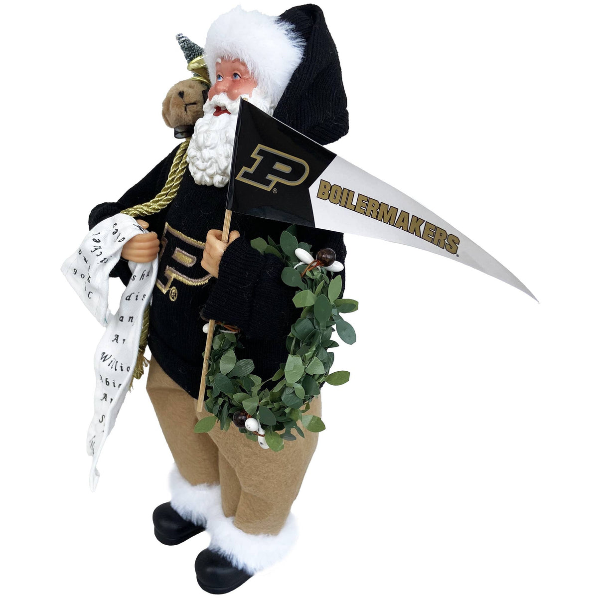 12" Purdue Boilermakers Proud Santa